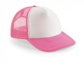 Snapback Trucker Vintage B645 Fluo Pink-White